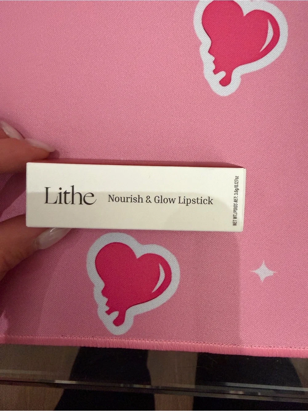 Lithe Nourish & Glow Lipstick — Pink Shade